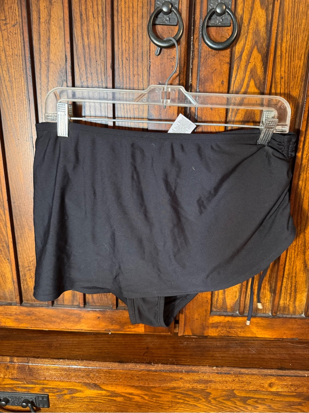 Time and Tru Black Swim Skort - Women’s Swim Bottoms